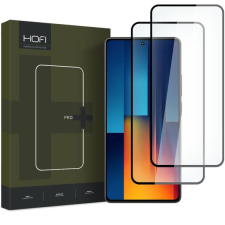 Hofi FNS0196 Xiaomi Poco M6 Pro HOFI Glass Pro+ üveg képernyővédő fólia, 2 db-os csomag, fekete mobiltelefon kellék