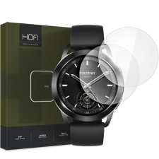Hofi FNS0266 Xiaomi Watch S3 HOFI Glass Pro+ üveg képernyővédő fólia, 2 db-os csomag, átlátszó okosóra kellék