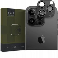 Hofi Fullcam Pro+ üvegfólia kamerára iPhone 15 Pro / 15 Pro Max, fekete mobiltelefon kellék