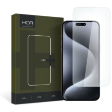 Hofi Glass Pro üvegfólia iPhone 15 mobiltelefon kellék