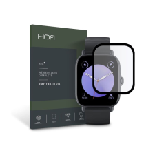 Hofi HOFI Hybrid Pro+ Glass üveg képernyővédő fólia - Amazfit GTS 3 - black mobiltelefon kellék