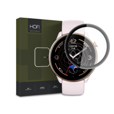 Hofi Hybrid Pro+ Glass üveg képernyővédő fólia - Xiaomi Amazfit GTR Mini - fekete mobiltelefon kellék