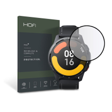 Hofi Hybrid Pro+ Glass üveg képernyővédő fólia - Xiaomi Watch S1 Active - fekete okosóra kellék
