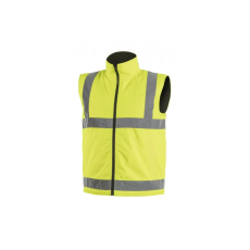 Högert HÖGERT HT5K245-2XL REMS figyelmeztető mellény kétoldalas sárga 2XL