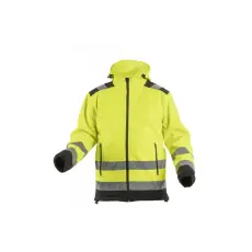 Högert HÖGERT HT5K257-3XL ARGEN figyelmeztető softshell kabát kapucnival sárga 3XL