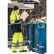 Högert HÖGERT HT5K334-M JADE szigetelt figyelmeztető nadrág, sárga M (50)