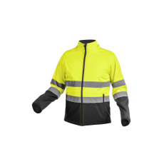 Högert HÖGERT HT5K335-S EXTER softshell figyelmeztető kabát, sárga S (48)
