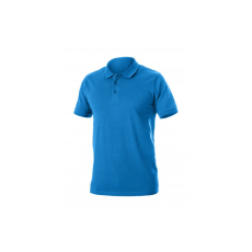 Högert HÖGERT HT5K417-L TOBIAS pamut pólóing, kék L (52)