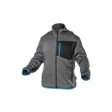 Högert HÖGERT HT5K900-2XL NISTER műszaki pulóver szürke melange/kék 2XL (56) munkaruha
