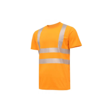  HÖGERT HT5K953-2XL JURAL II Jól látható polipamut póló narancssárga, 2XL (56) láthatósági ruházat