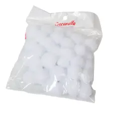  Hógolyó fehér 2,5cm 50db-os dekorációs kellék