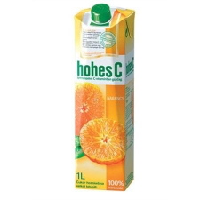 Hohes C Gyümölcslé, 100%, 1 l, HOHES C, narancs üdítő, ásványviz, gyümölcslé
