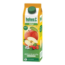  HOHES C Gyümölcslé, 100%, 1 l, HOHES C &quot; Mild Juice&quot;, alma-acerola üdítő, ásványviz, gyümölcslé