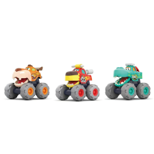 HOLA 3 MONSTER TRUCK BÉBI SZÖRNYAUTÓ KÉSZLET autópálya és játékautó