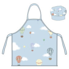 Hőlégballon Blue gyerek kötény 2 darabos szett konyhakészlet