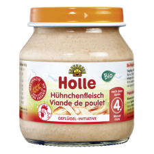 Holle Bio bébiétel, Csirkehús, 125g (4 hónapos kortól) bébiétel