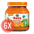 Holle Bio bébiétel, Sárgarépa MEGA PACK, 6x125g (4 hónapos kortól)