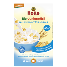 Holle Bio Többmagvas Junior müzli kukoricapehellyel 250g bébiétel