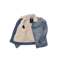  HOLLISTER férfi farmer dzseki, Méret: XS