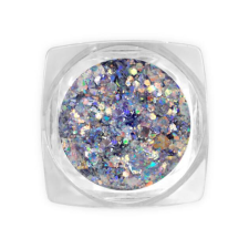 Holo Metal Glitter-mix - H6 körömdíszítő