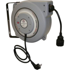 Holzmann Maschinen H050500023 Kábeldob 15.00 m Fekete Védőérintkezős dugó (H050500023) hosszabbító, elosztó