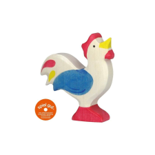  HOLZTIGER 80015 Kakas kék szárnyú játékfigura