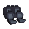 HOMASITA Anma 9 részes univerzális üléshuzat szett, fekete-szürke