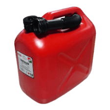 HOMASITA Benzinkanna kiöntőcsővel, műanyag, 10l autóalkatrész