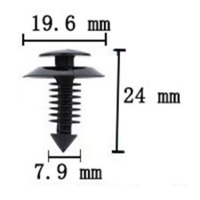 HOMASITA Kárpitpanel rögzítő patent D161 (91D161) (91D161) autóalkatrész