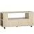 HomCom 42"-es TV-állvány forgó görgőkkel és fékkel, állítható polcokkal és fiókokkal, 102x34,5x48,5 cm, fa