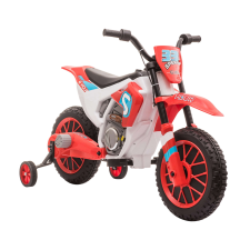 HomCom Elektromos Cross Motorkerékpár Gyerekeknek, 3-5 Éves Korig, Piros elektromos járgány