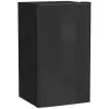 HomCom Frigider Mic 91L cu Ușă Reversibilă și Congelator, Temperatură Ajustabilă, Negru