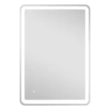 HomCom Fürdőszobai Tükör Érintőkapcsolóval, 3 Fényszínű LED-világítással és Páramentesítővel, 70x100 cm fürdőszoba bútor