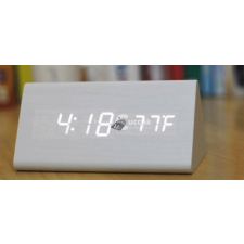  Home by Somogyi Digitális LED ébresztőóra, fehér, hőmérséklet kijelzéssel ébresztőóra
