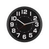 Home by Somogyi Home AWC250BK fali óra, üveg előlap, kontrasztos, jól leolvasható számlap, 1xAA elem tápellátás, átmérő 250mm