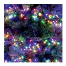 Home by Somogyi Home LED-es cluster fényfüzér színes 7,5 m (LC 768/M) karácsonyfa izzósor