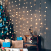 Home by Somogyi KIN 126C/WH 0.9m, 126 LED, beltéri hideg fehér karácsonyi fényfüggöny