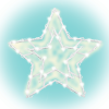Home by Somogyi Somogyi KID 503 B/WW csillag formájú ablakdísz, beltéri, elemes, 33 cm, 35 LED, meleg fehér