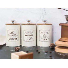 HOME DECO FACTORY Tea-, cukor- és kávétartó doboz papírárú, csomagoló és tárolóeszköz