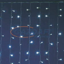 Home DLF 600/WH LED-es sorolható fényfüggöny, 2x3 m, hideg fehér világítás