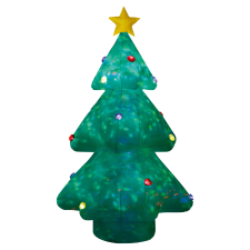 Home Felfújható karácsonyfa ,240 cm, LED világítás, tápegység, beltéri és kültéri használatra bel... karácsonyi dekoráció