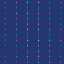 Home iSparkle microLED-es fényfüggöny, SMART, RGB, 120 LED, IP44 (LEDS120CV-2)[SG] karácsonyfa izzósor