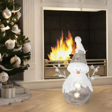 Home KDC 29 LED-es kerámia figura, Hóember karácsonyfa izzósor