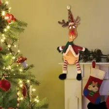 Home KDD 38 Éneklő rénszarvas, 38 cm karácsonyi dekoráció