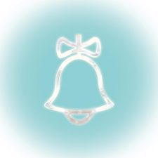  Home KID 415 harang ablakdísz, 8 db LED, öntapadós elemtartó karácsonyi ablakdekoráció