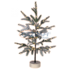 Home KMF 80 LED-es asztali dísz, havas fenyő, 60 cm, 80 LED