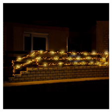Home LED-es sziporkázó fényfüzér, meleg-/melegfehér, 200 LED, kültéri kültéri izzósor