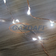 Home ML 80/WH Micro LED-es fényfüzér, hideg fehér, 7,9 m kültéri izzósor