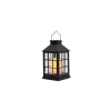 Home MXLTN1 napelemes lámpás, 12db melegfehér LED, valósághű lángeffekt, akkumulátor, 6db-os display