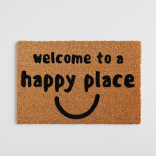 HOME & YOU lábtörlő 40x60cm, Happy Place lakástextília